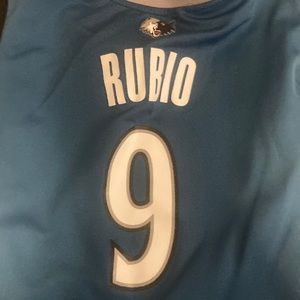 rubio #9 basketball jersey